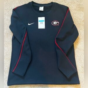 NWT Women’s Nike Waffleknit Crewneck with University of Georgia logo